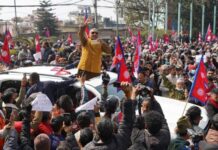 राजावादीहरु ज्ञानेन्द्रको स्वागतमा