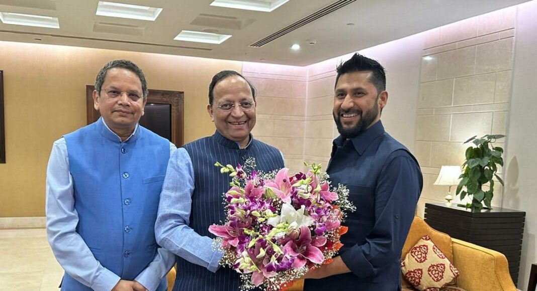 रवि लामिछानेलाई दिल्लीमा स्वागत