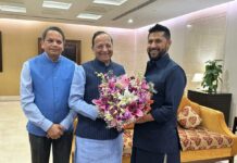 रवि लामिछानेलाई दिल्लीमा स्वागत