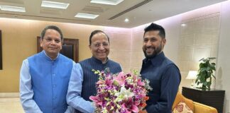 रवि लामिछानेलाई दिल्लीमा स्वागत