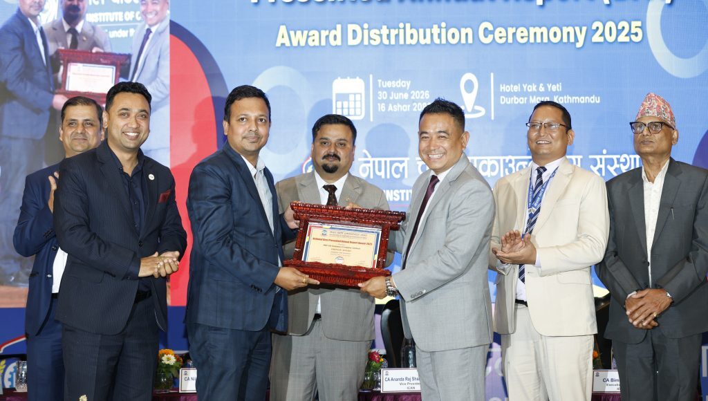 आईएमई लाइफ इन्स्योरेन्स कम्पनी लिमिटेडलाई ‘नेशनल बेस्ट प्रेजेन्टेड एनुअल प्रदान